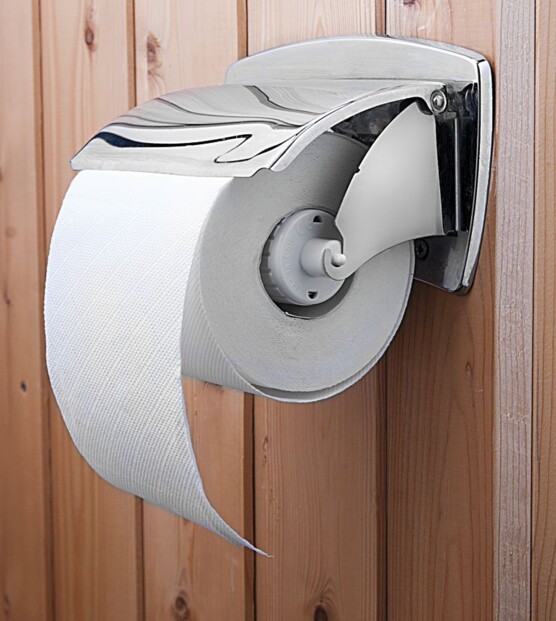 Support parlant pour papier toilette