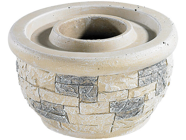 Torche décorative au bioéthanol – vasque ''Luna''