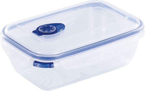 3 boîtes de conservation avec fonction mise sous vide - Rectangles