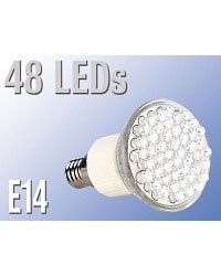 Ampoule 48 Led E14 Blanc Chaud