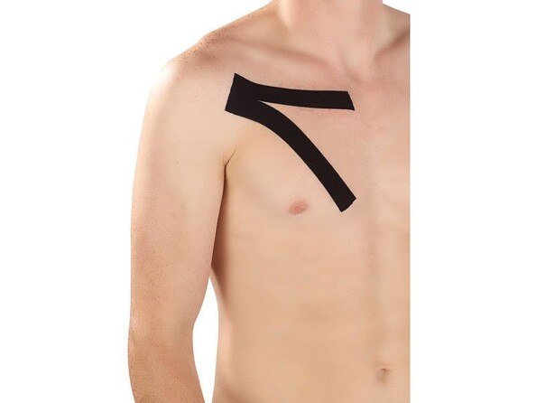 Bande de kinésiologie étanche et thermo-respirante mise en situation