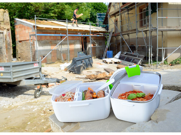 Boîte à pique-nique chauffante - plastique