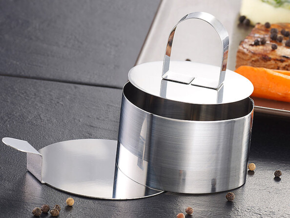 Cercle de présentation parfait pour le dressage de desserts, de pâtisseries