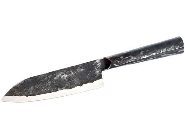 Couteau Santoku avec manche en métal 