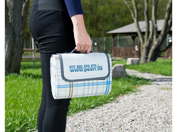 Couverture de pique-nique - 140 x 100 cm - Avec croisillons