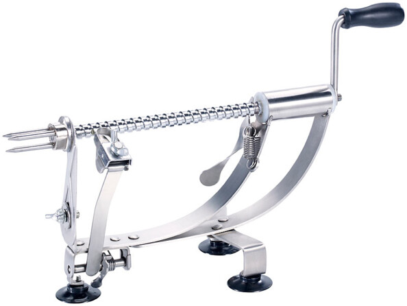 Éplucheur-trancheur pour pommes en acier inoxydable