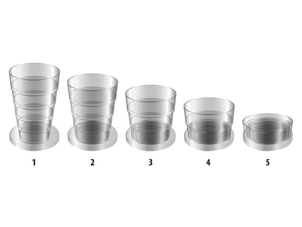 Gobelet télescopique 0,5 L