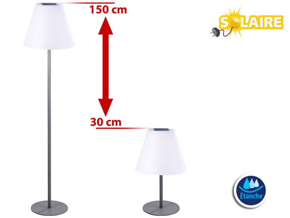 lampe solaire LED design design lampe a pied