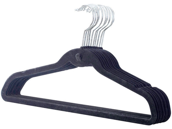 Lot de 100 cintres ''gain de place''