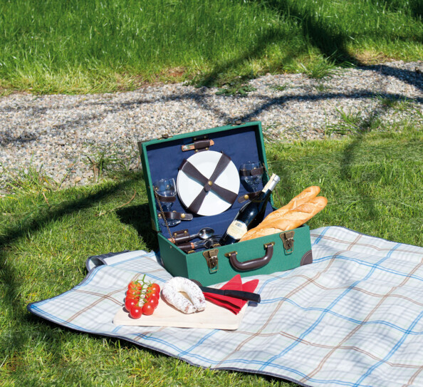Mallette de pique-nique 11 pièces pour 2 personnes