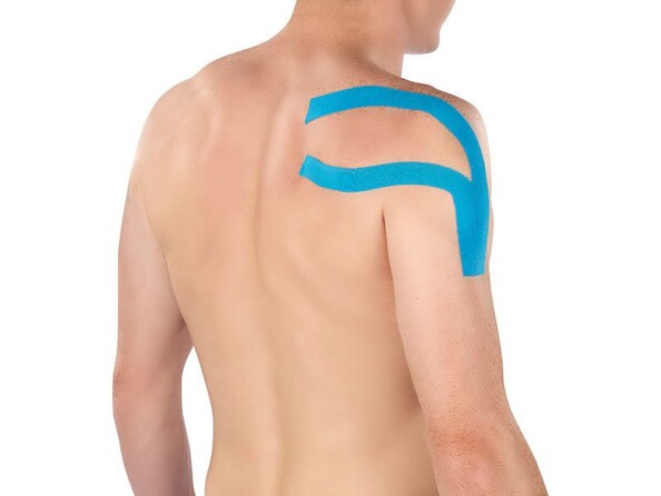 3 bandes de kinésiologie pour sport (5 m) - Bleu