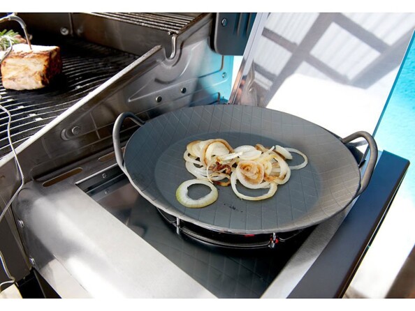 Poêle en acier carbone à 2 poignées - Ø 24 x 2,9 cm