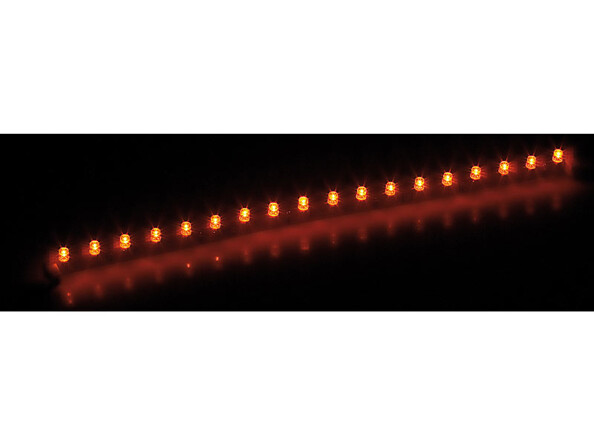 Réglette 18 LED orange 12 V