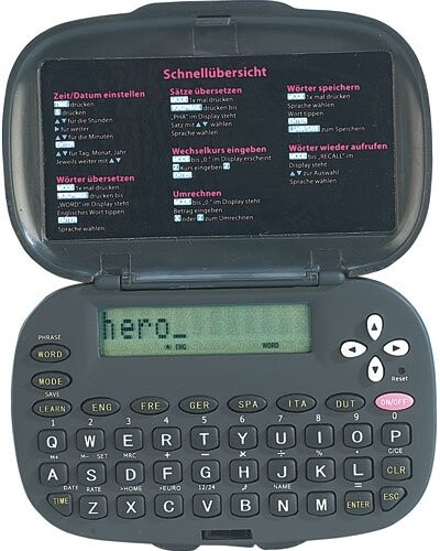 Traducteur électronique de poche – 6 langues
