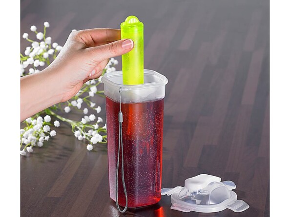 2 bouteilles avec accumulateur de froid