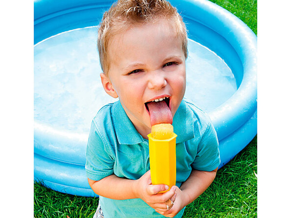 4 moules à glace en forme de banane