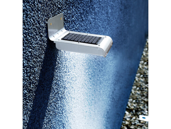 Applique murale solaire à LED avec capteur PIR et capteur d'obscurité