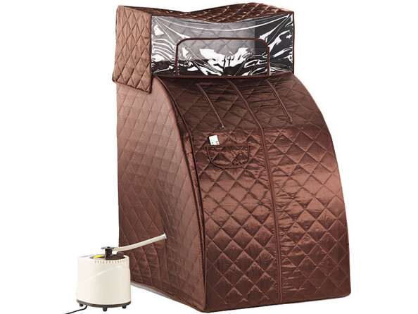 Bain de vapeur mobile avec compartiment pour la tête, 900 W