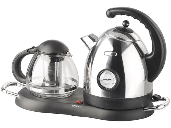 Bouilloire avec théière avec affichage analogique de la température pour une infusion idéale