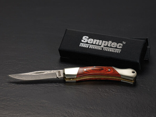 Couteau de poche en acier Damas 37 couches