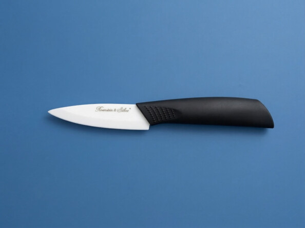 Couteau professionnel en céramique Rosenstein & Söhne lame 7,5 cm pour fruits et légumes