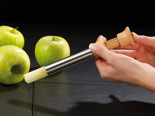 Couteau vide-pomme en inox