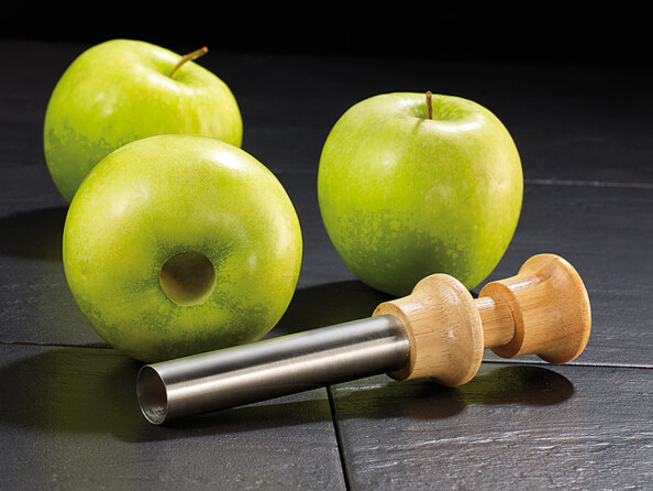 Couteau vide-pomme en inox