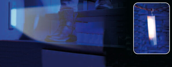 lampe led nomade sans fil avec detecteur pir et crochet de fixation