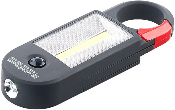 Lampe de travail à LED COB à accrocher avec l'aimant ou le mousqueton