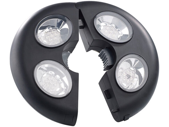 Lampe pour parasol télécommandée