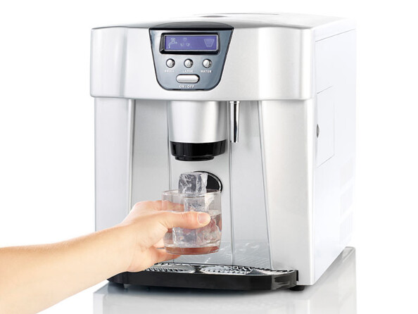 Machine à glaçons avec fontaine à eau EWS-2300 (reconditionnée)