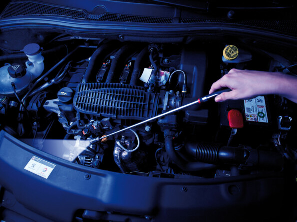 Pack de 3 perches télescopiques : miroir, aimant & lampe à LED