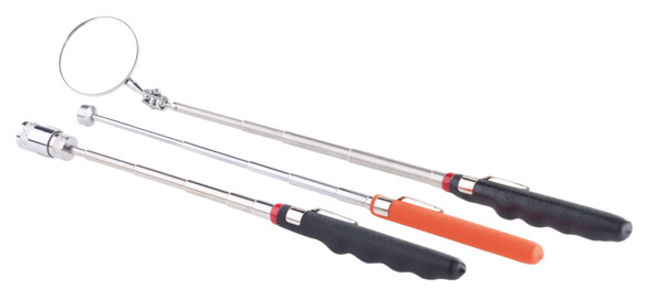 aimant sur perche telescopique pour clés tombées dans bouche d'égout