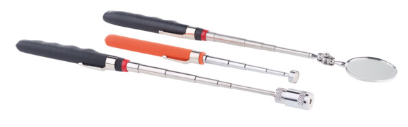 mini lampe led sur perche téléscopique 60 cm pour bloc moteur et mecanique