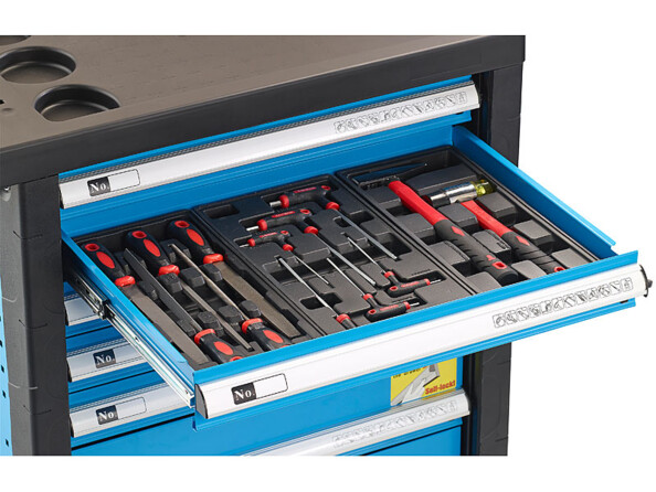 Servante d'atelier équipée, 196 pièces