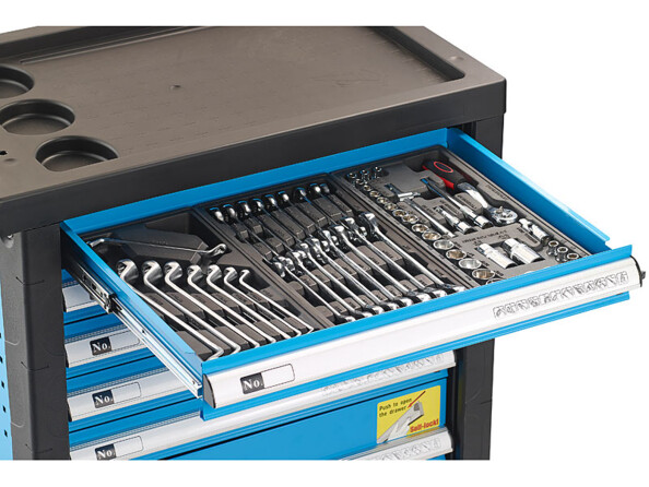 Servante d'atelier équipée, 196 pièces