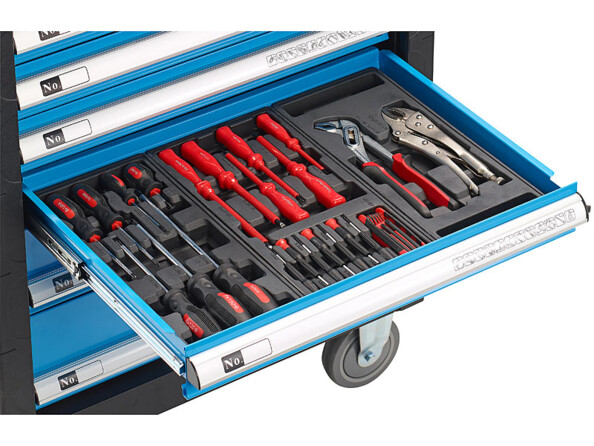 Servante d'atelier équipée, 196 pièces