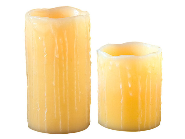 Bougie. à LED avec son capteur de souffle lequel seet à l'allumer et de l'eteindre