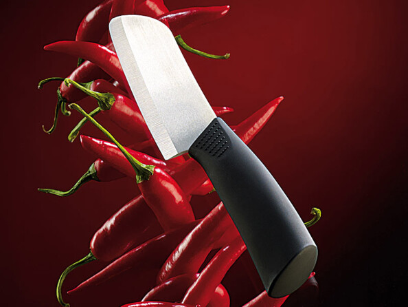 3 Couteaux professionnels en céramique 12/15/15 cm