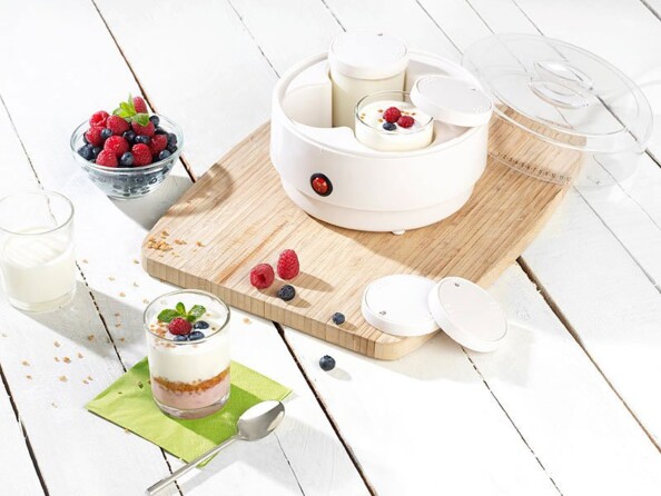 Yaourtière électrique avec 4 pots en verre, par Pearl