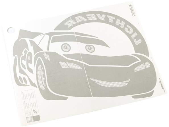 Cars Sticker 3D personnalisable Flash Mcqueen