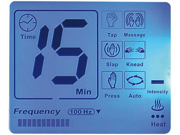 Appareil de massage 6en1 à impulsions et chaleur infrarouge