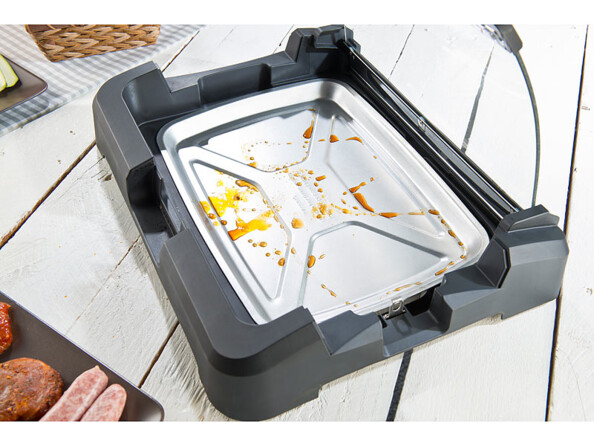 Barbecue électrique de table 2200 W Rosenstein & Söhne. Mise en situation.