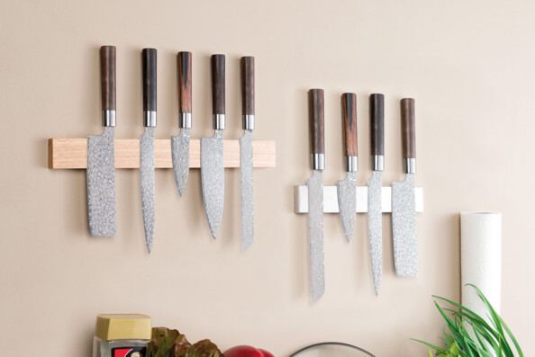 Barre aimantée 25,5 cm - Acier brossé