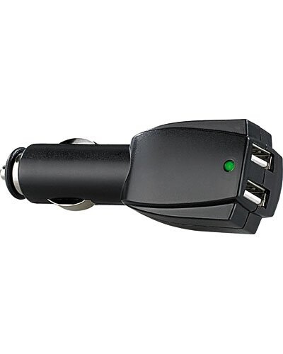 Chargeur 2 ports USB allume-cigare 12 / 24 V - 1 A