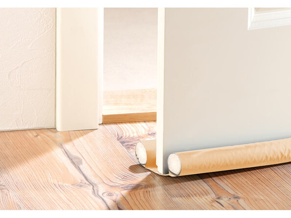 Double boudin isolant pour portes et fenêtres - beige