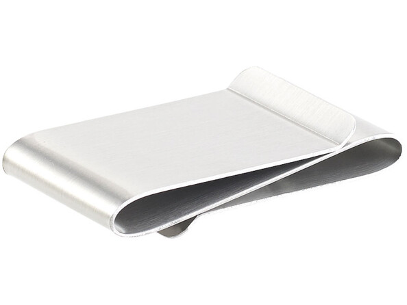 Double pince à billets en acier inoxydable