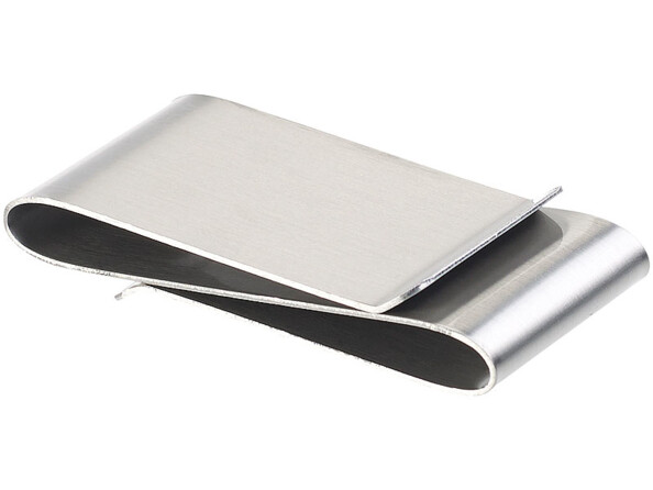 Magnifique double pince pour le transport de vos billets de banque et de vos cartes