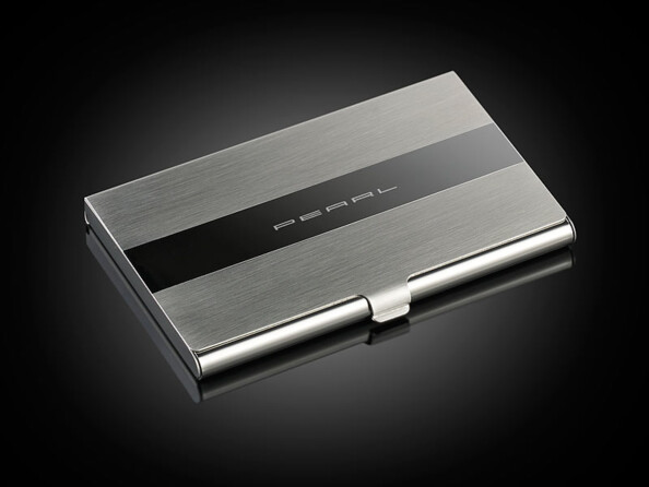 2 étuis pour cartes de visite et cartes de crédit ultrafin et RFID