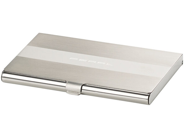 2 étuis pour cartes de visite et cartes de crédit ultrafin et RFID